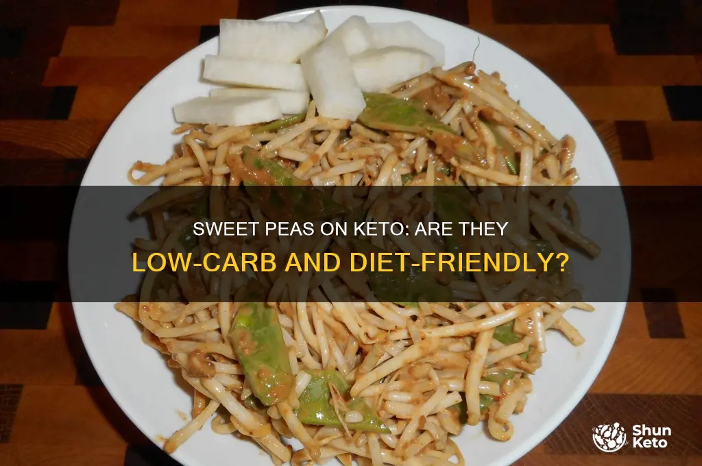 can you have sweet peas on keto diet