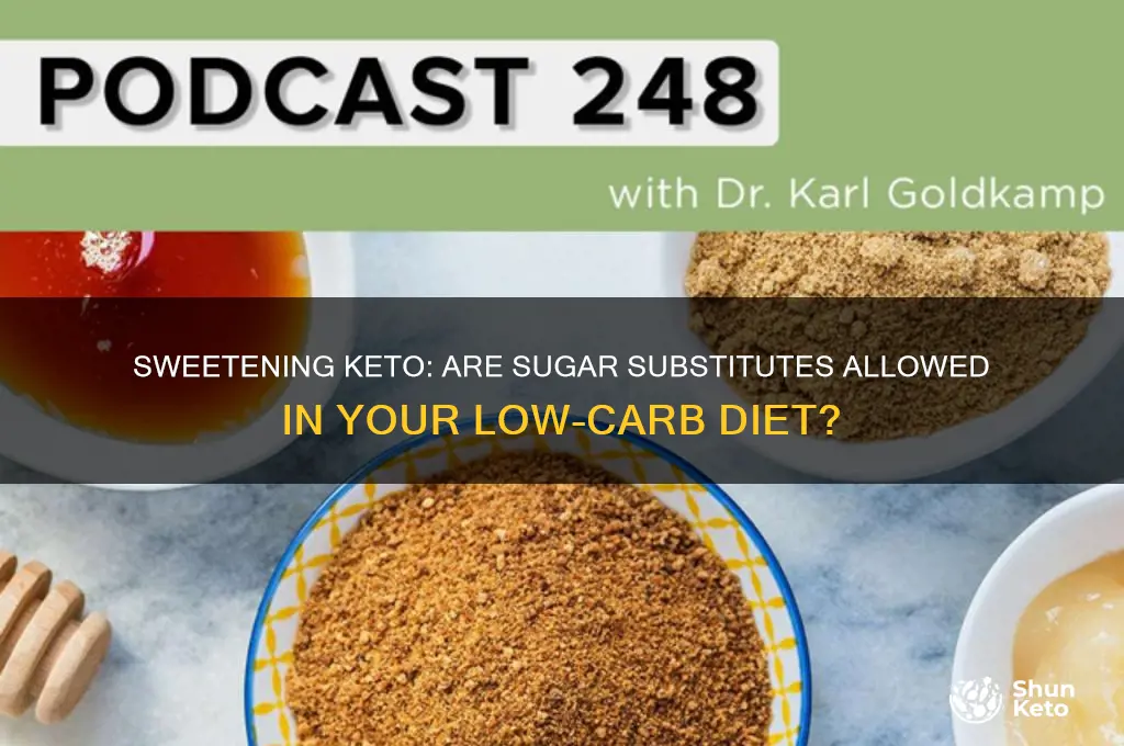 can you have sweetener on keto
