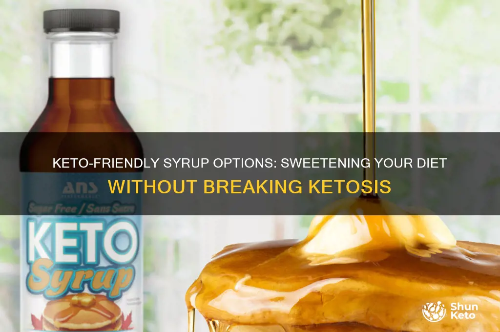 can you have syrup on keto