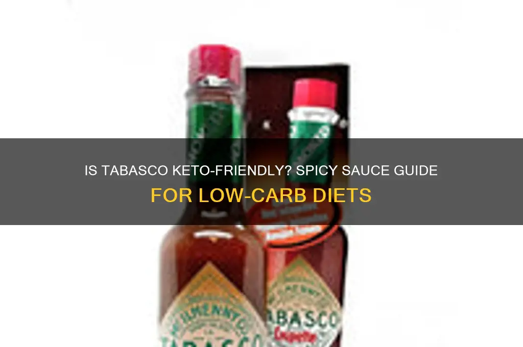 can you have tabasco on keto