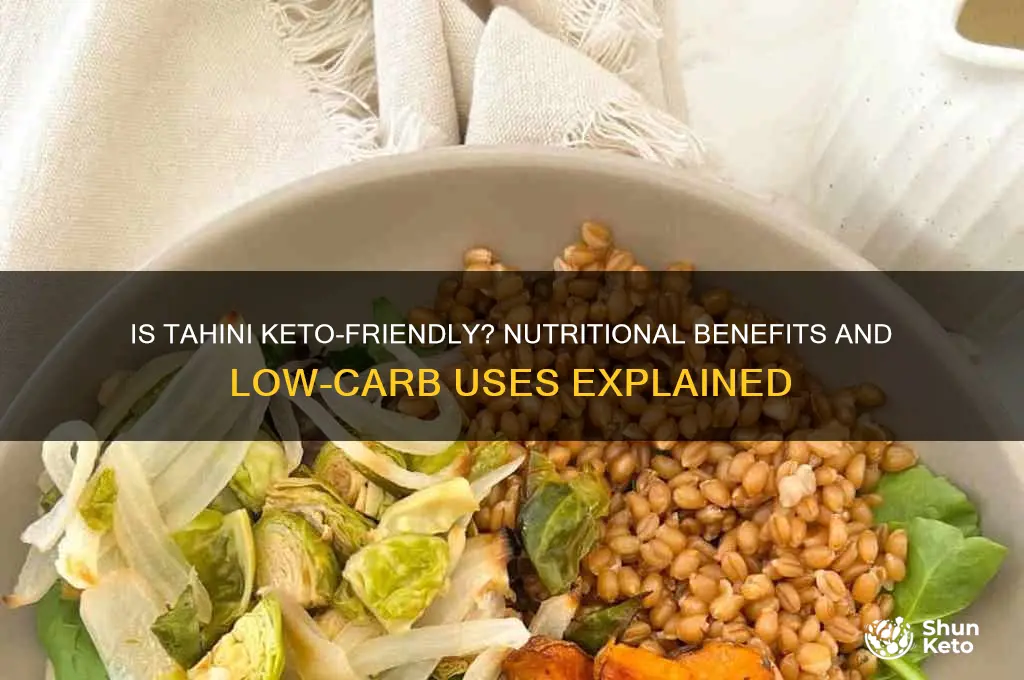 can you have tahini on keto