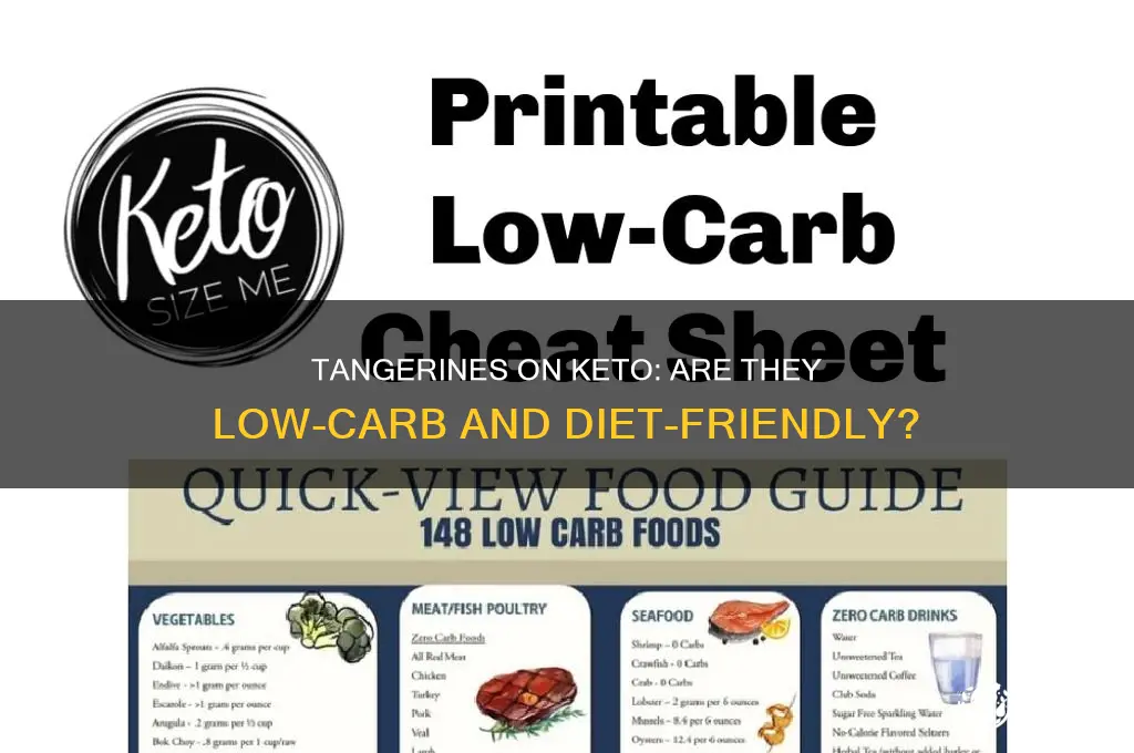 can you have tangerines on keto