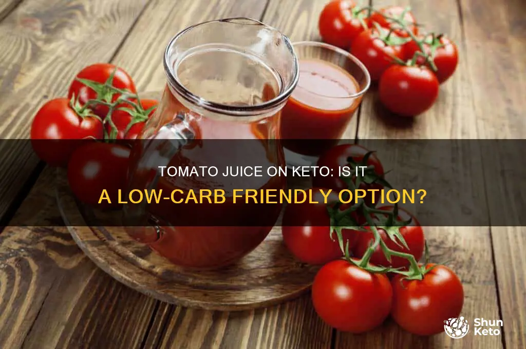 can you have tomato juice on keto diet