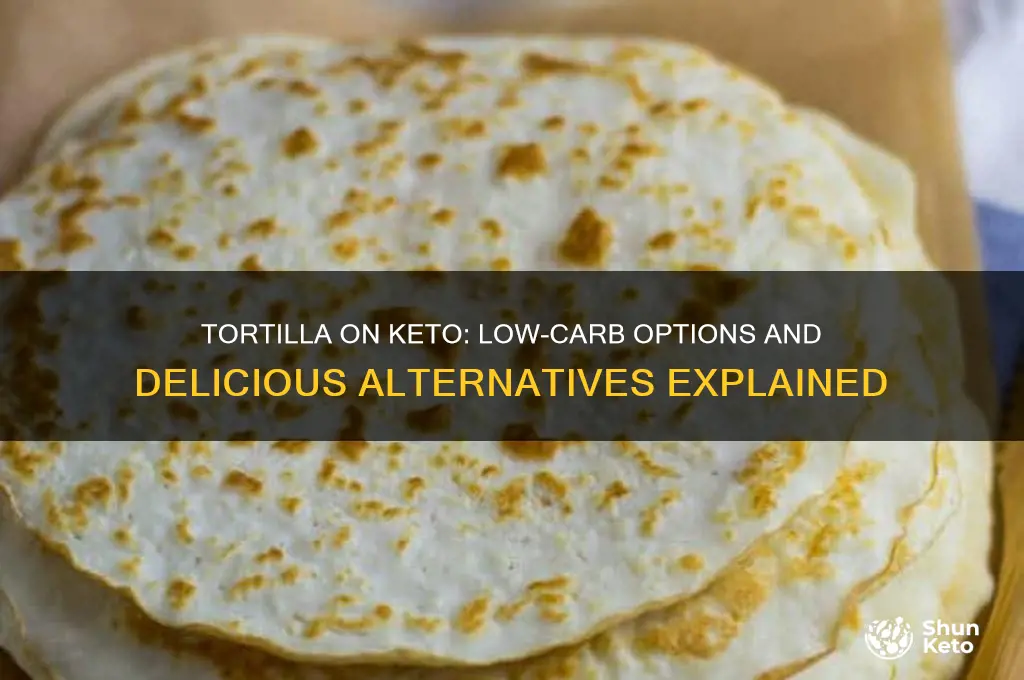 can you have tortilla on keto