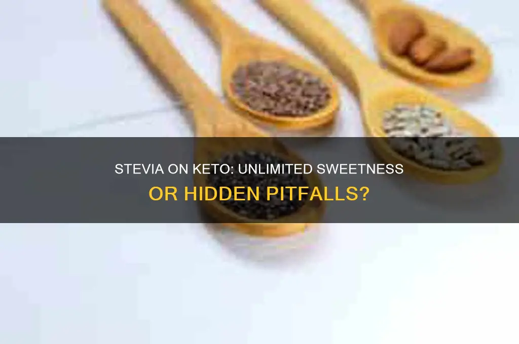 can you have unlimited stevia on keto