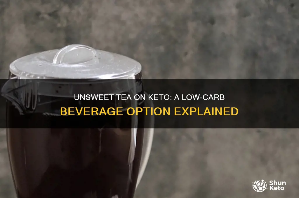 can you have unsweet tea on keto