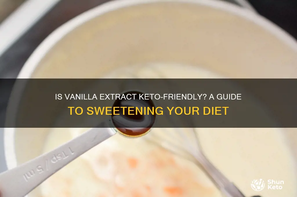can you have vanilla extract on keto