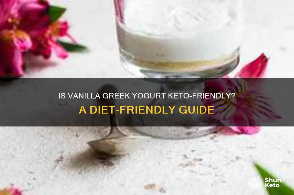 can you have vanilla greek yogurt on the keto diet