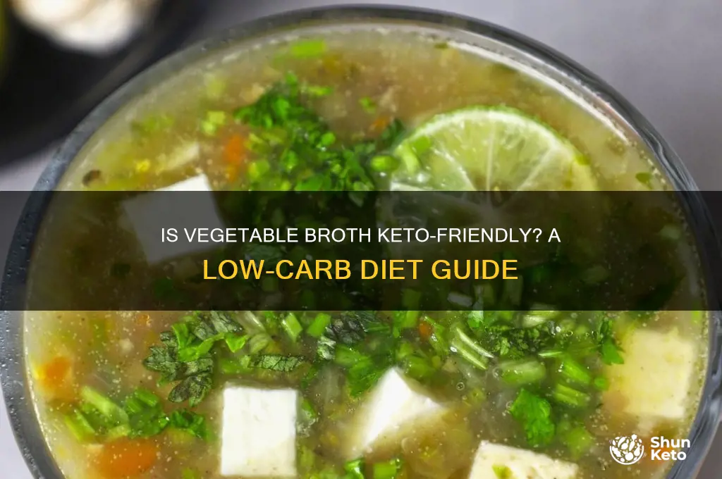 can you have vegetable broth on keto