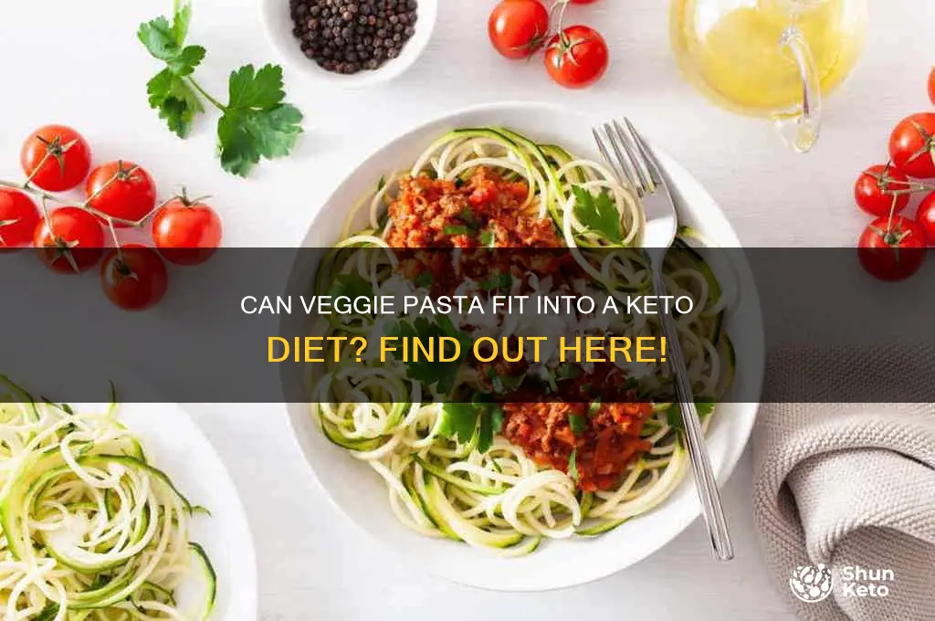 can you have veggie pasta on keto