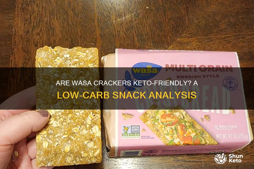 can you have wasa crackers on keto