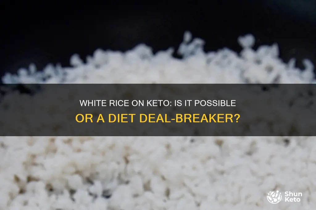 can you have white rice on keto