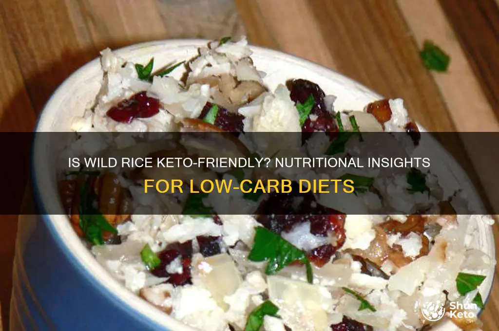 can you have wild rice on keto