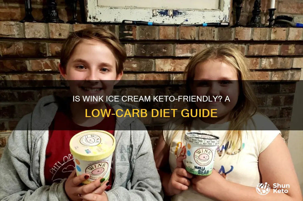 can you have wink ice cream on keto