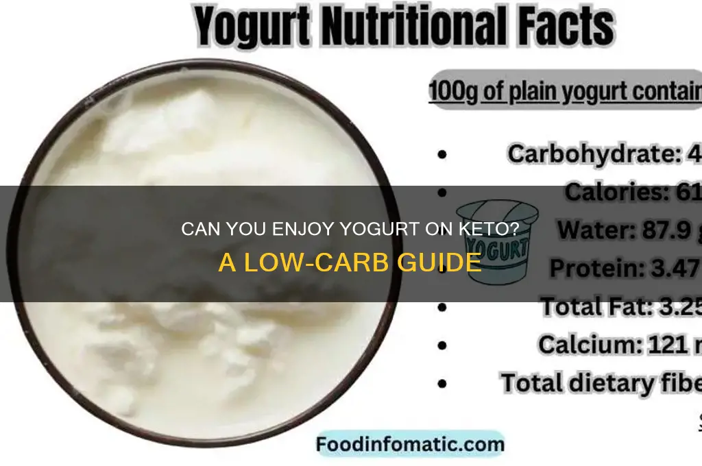 can you have yogert on keto