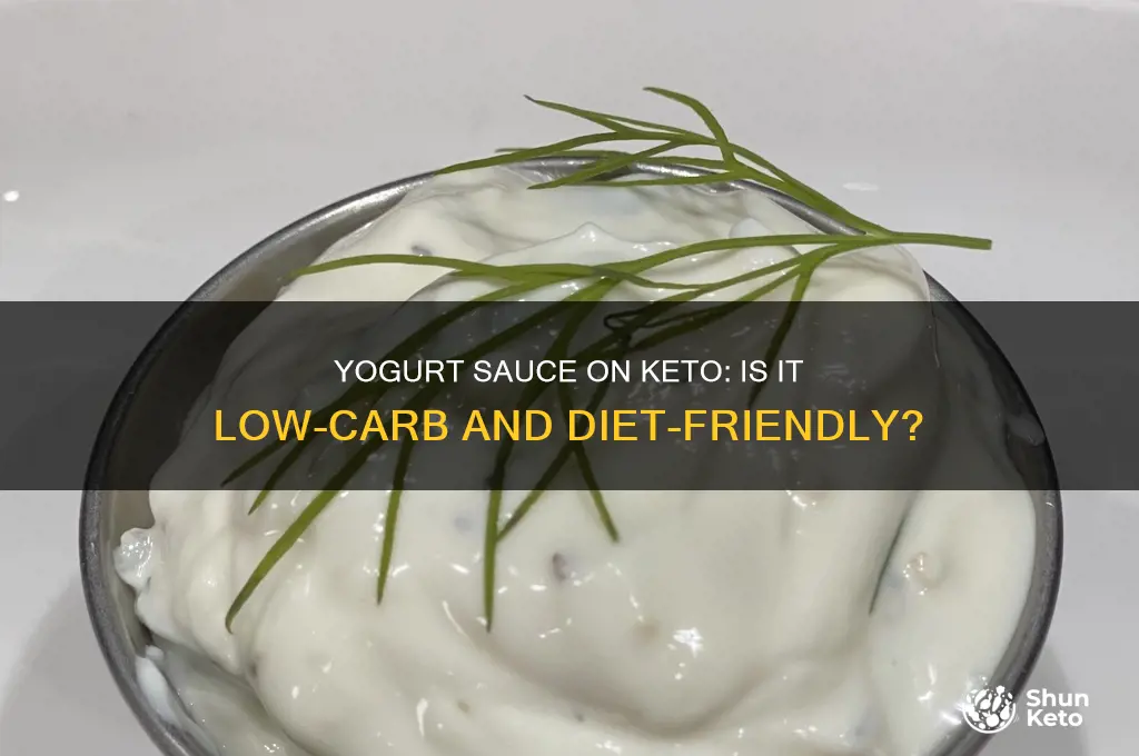 can you have yogurt sauce on keto