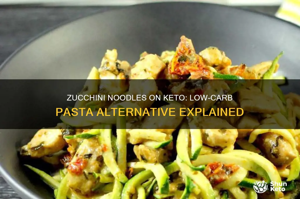can you have zucchini noodles on keto
