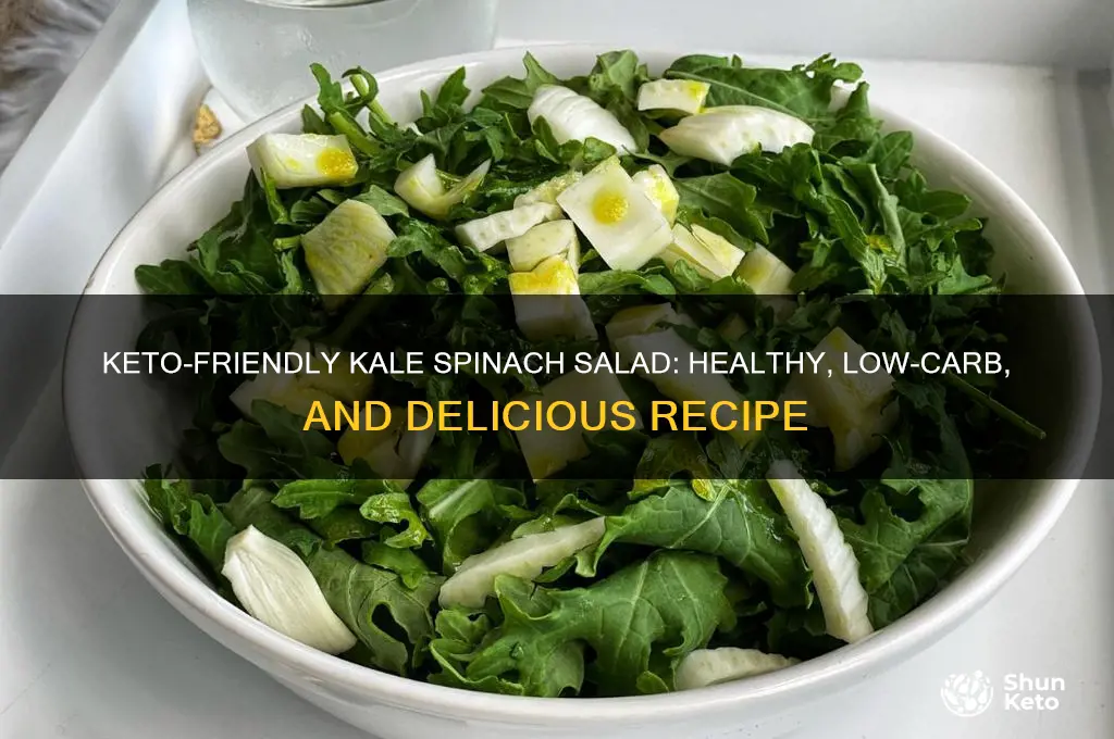 can you kale spinach salad on keto