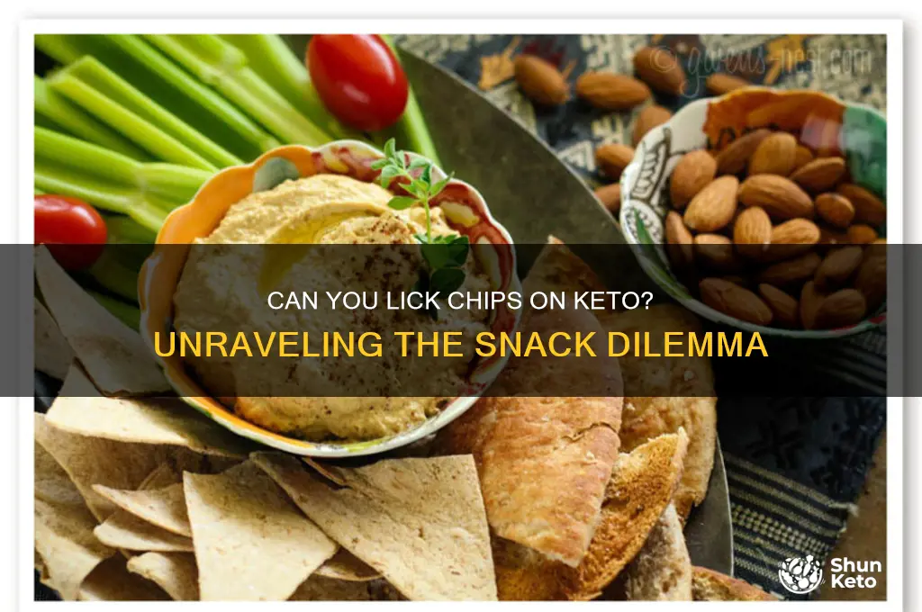 can you lick chips on keto