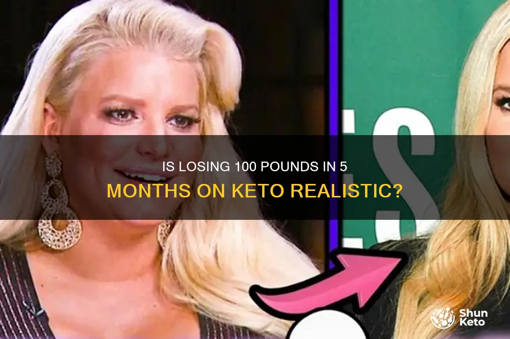 can you lose 100 pounds in 5 months on keto