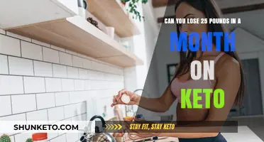 Is Losing 25 Pounds in a Month on Keto Realistic?