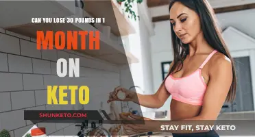 Is Losing 30 Pounds in 1 Month on Keto Realistic?