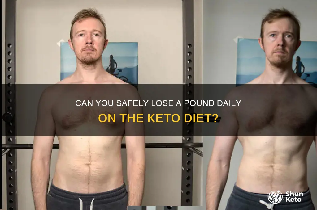 can you lose a pound a day on keto diet