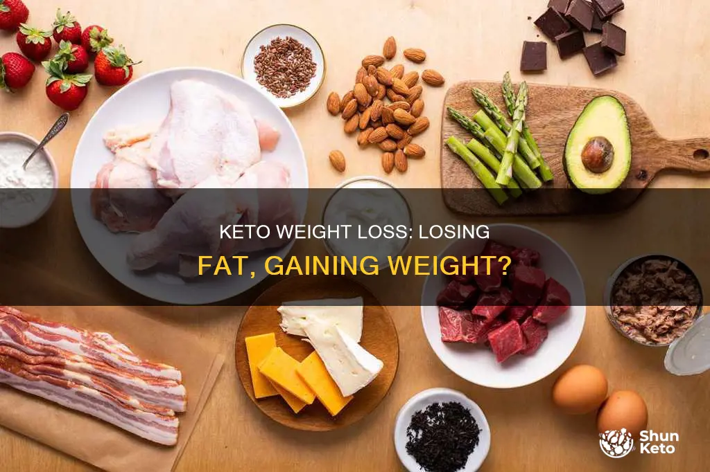 can you lose fat and gain weight on keto