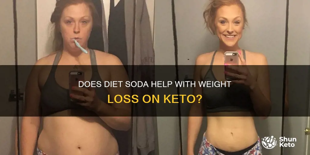 can you lose weight drinking diet soda on keto