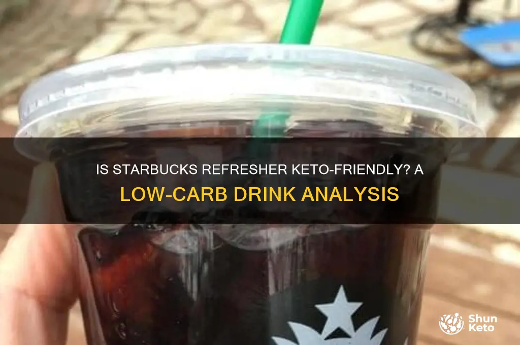 can you makeastarbucksrefresher keto