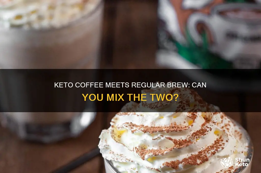 can you mix keto coffee with regular coffee
