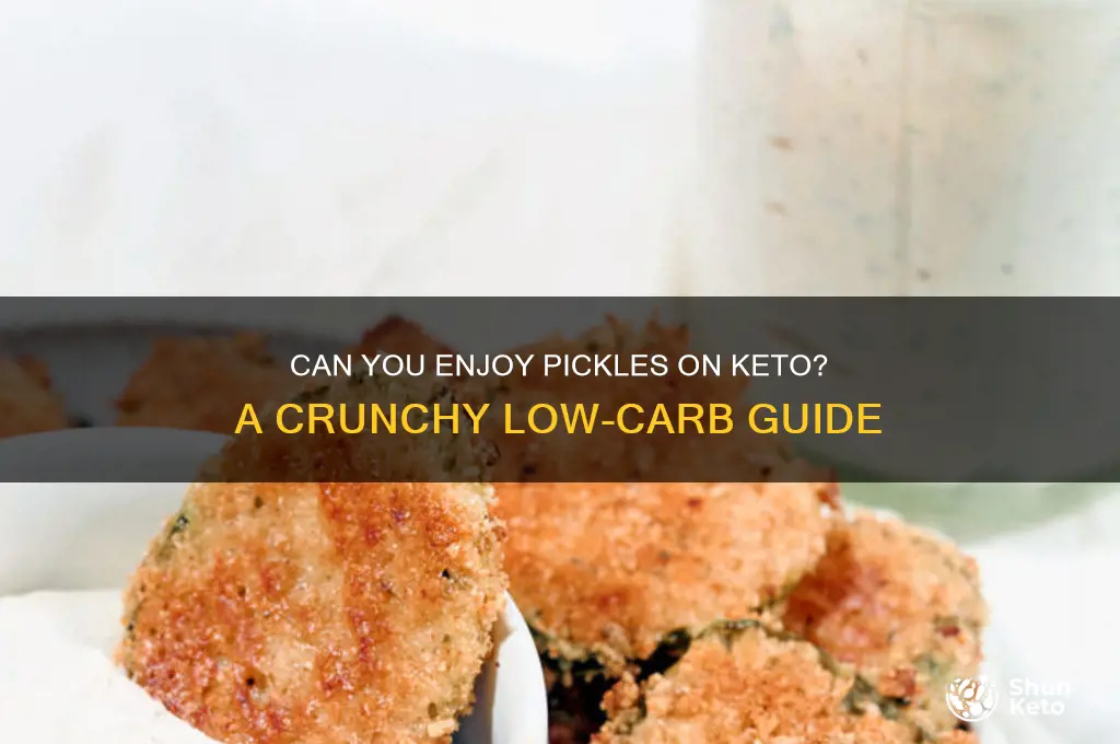 can you pickles on keto