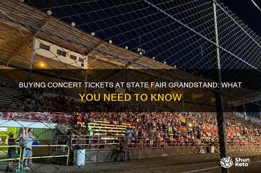 can you purchase concert ti keta at state fair grandstand