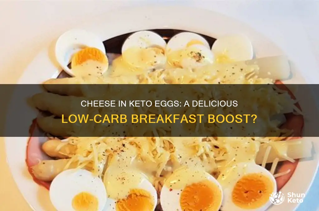 can you put cheese in your eggs on keto