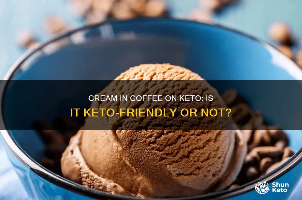 can you put cream in your coffee on keto