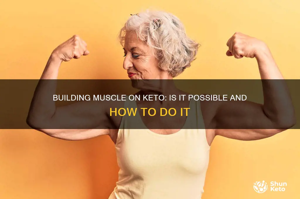 can you put on muscle on keto
