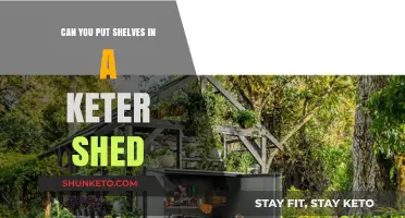 Maximizing Keter Shed Storage: Adding Shelves for Organization and Efficiency