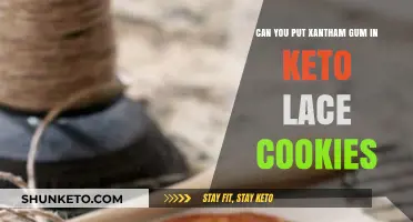 Keto Lace Cookies: Using Xanthan Gum for Perfect Texture