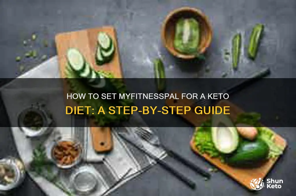 can you set myfitnesspal to keto diet