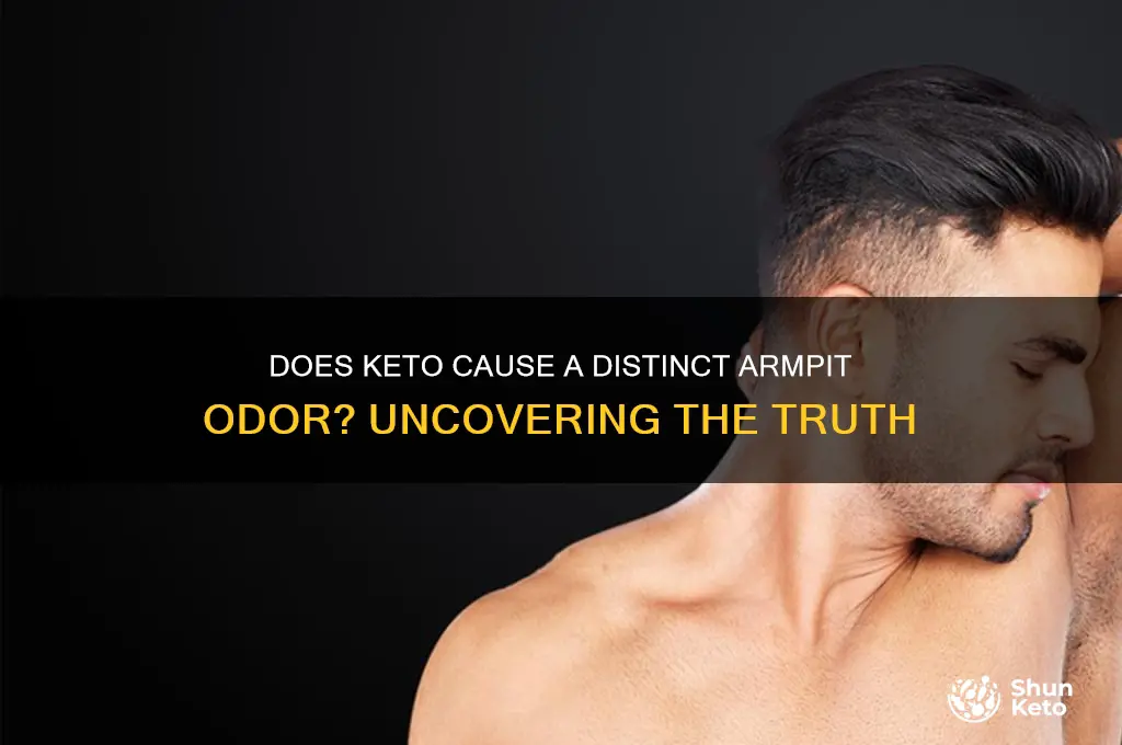 can you smeel keto from armpits