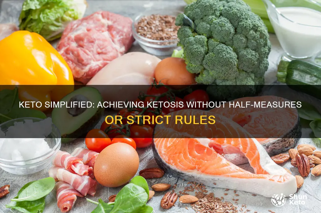 can you still keto without doing half at