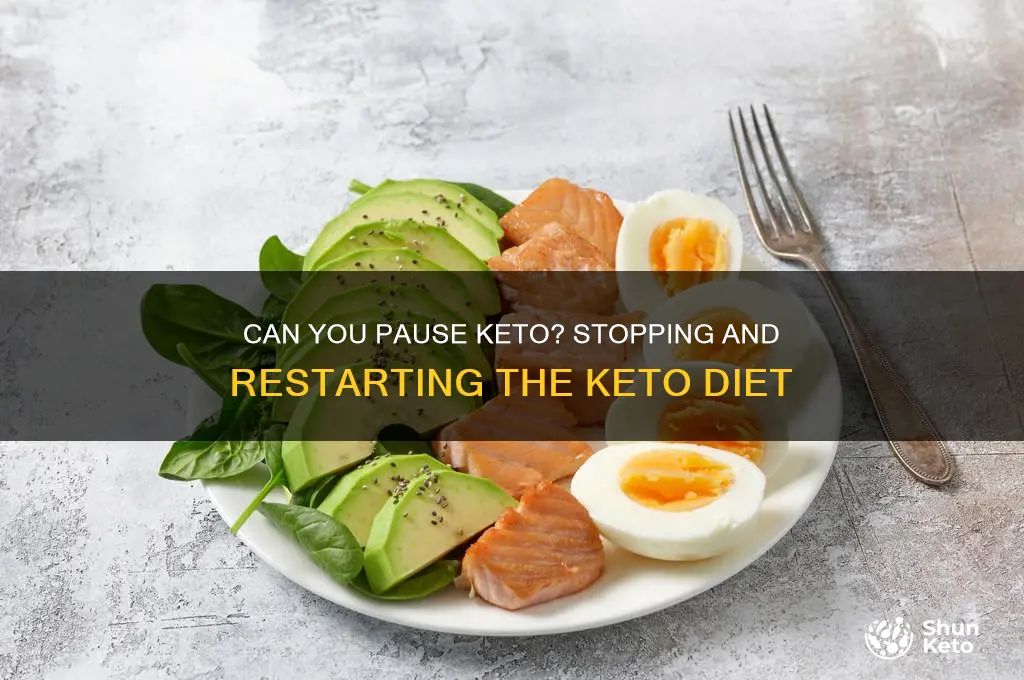 can you stop and start keto diet