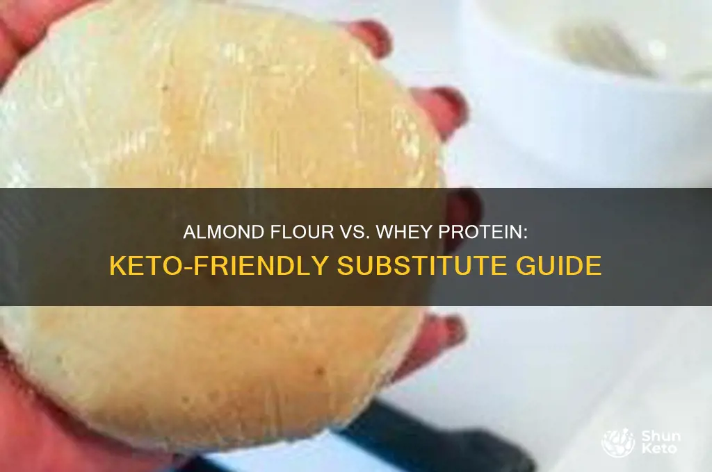 can you sub almond flour for whey protein keto