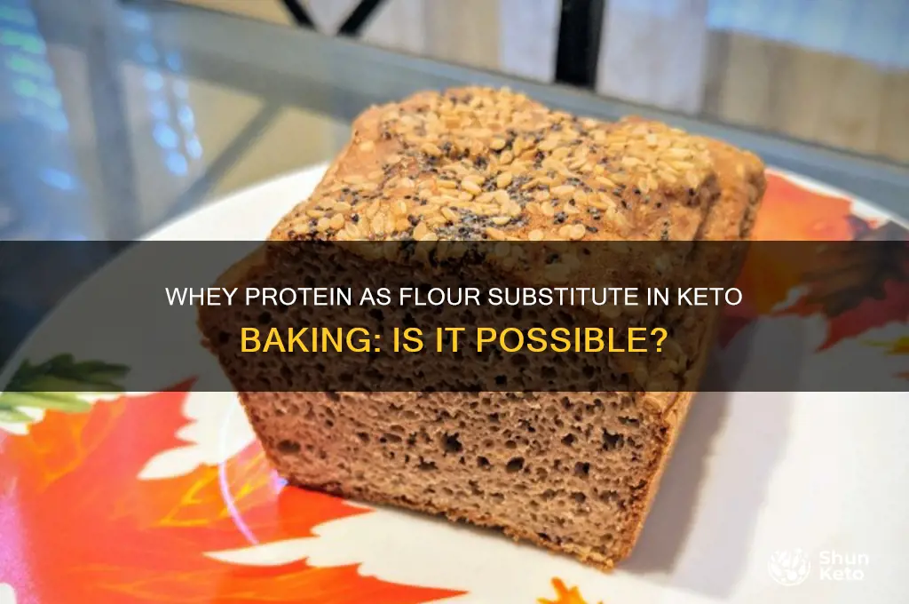 can you substitute whey protein for flour keto