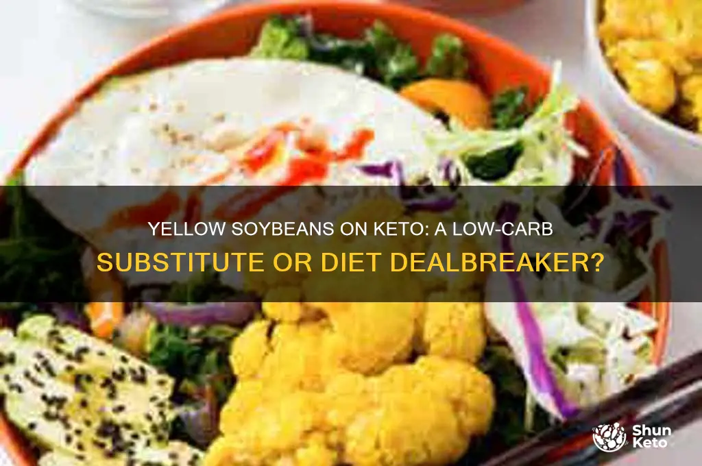 can you substitute yellow soybeans in keto diet