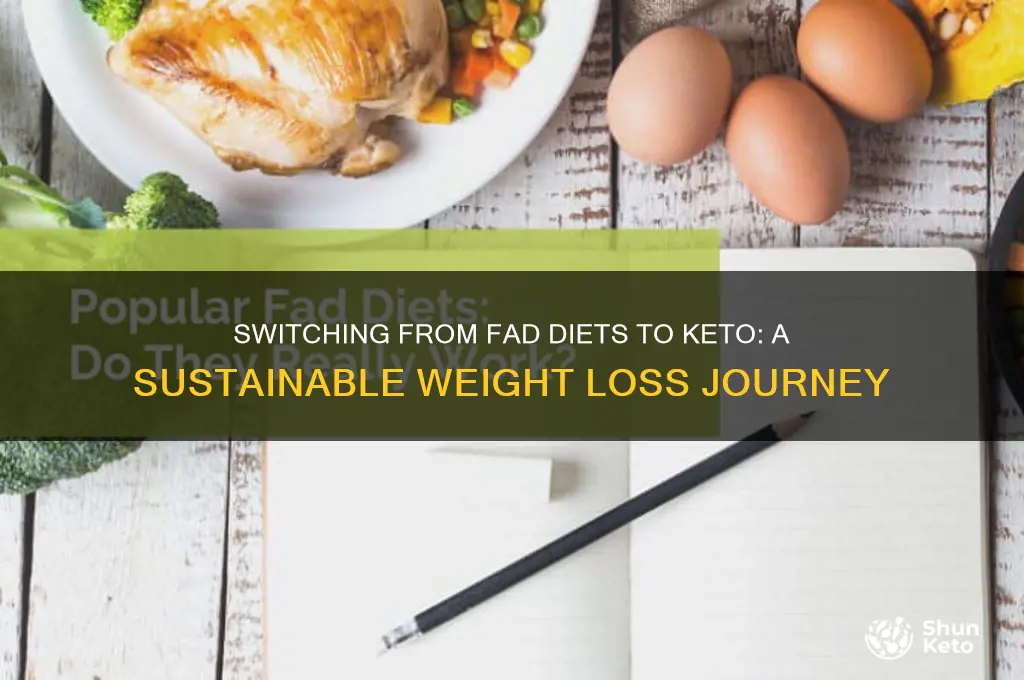 can you switch from fad diets to keto