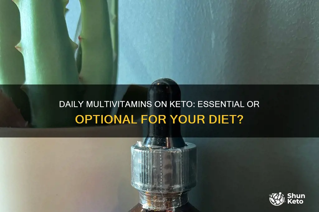 can you take a daily multivitamin on keto