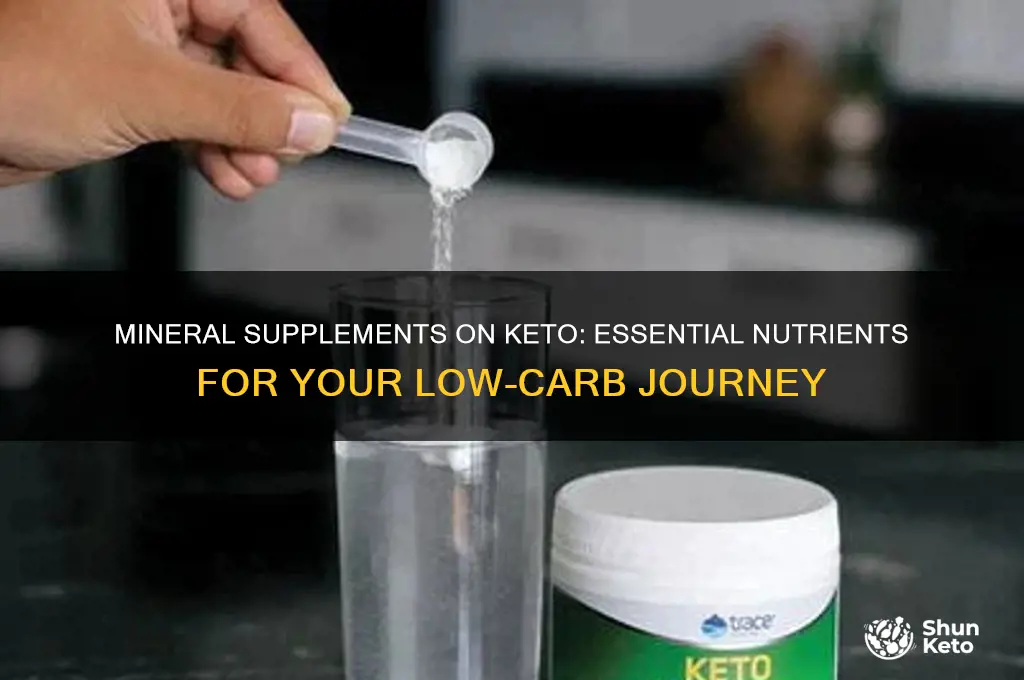 can you take a mineral supplement on keto