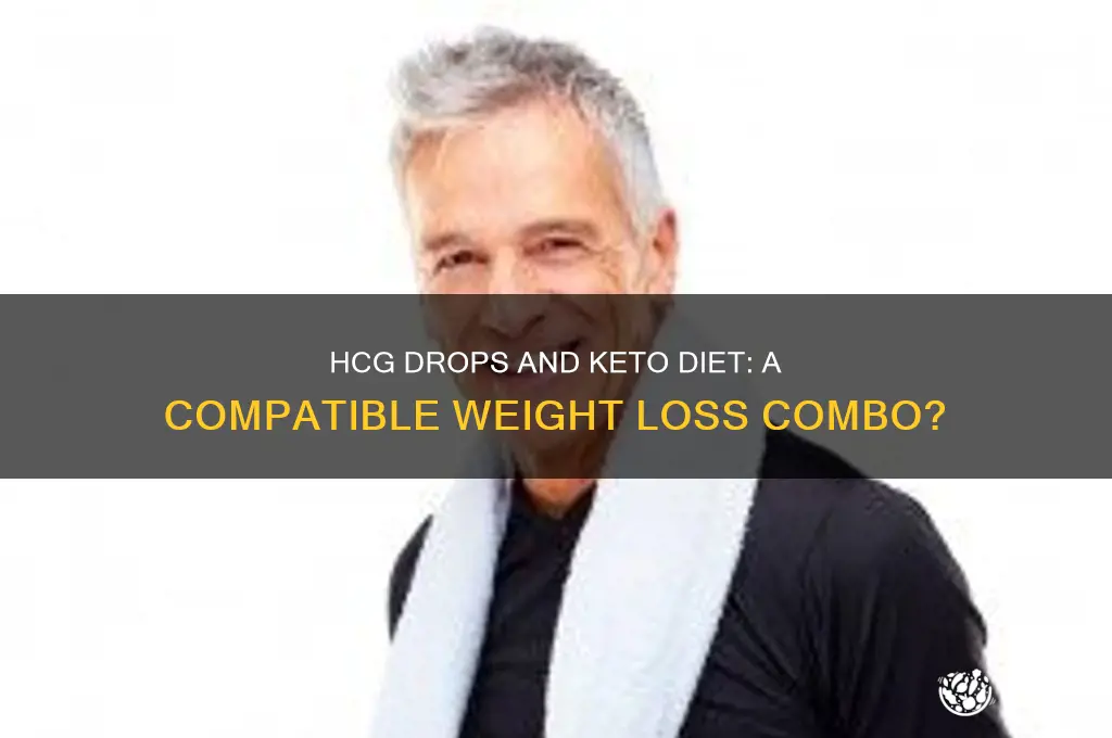 can you take hcg drops on keto diet