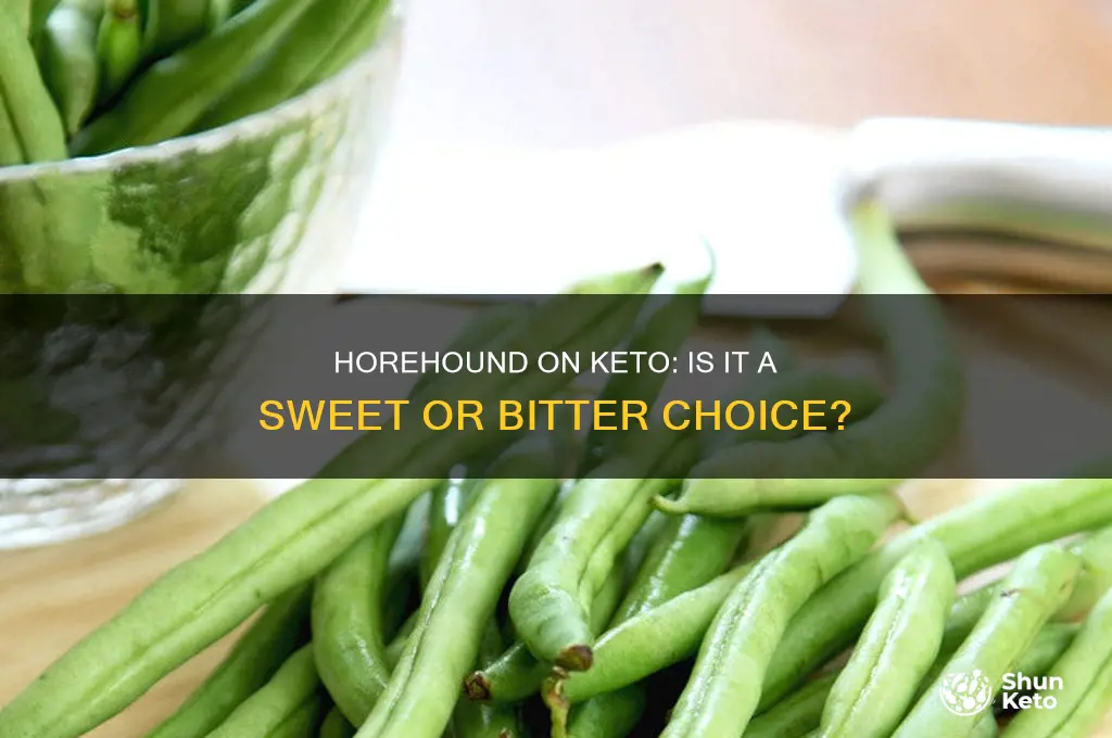 can you take horehoind on keto diet